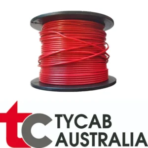 Tycab RED Single Core 4mm Cable 28 Amp - 30 Metre Roll Aussie Made