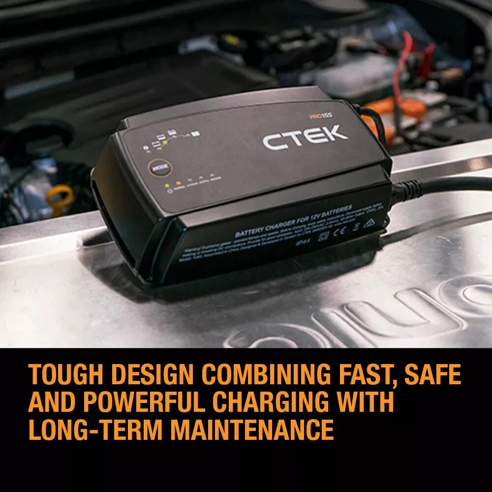 CTEK New PRO15S revised MXS 15 Battery Charger 15 Amp 12V AGM Deep Cycle 40-196 - Image 3