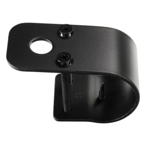 Black Steel UHF Bullbar Antenna Bracket Mount Wrap Around suits bars up to 50mm
