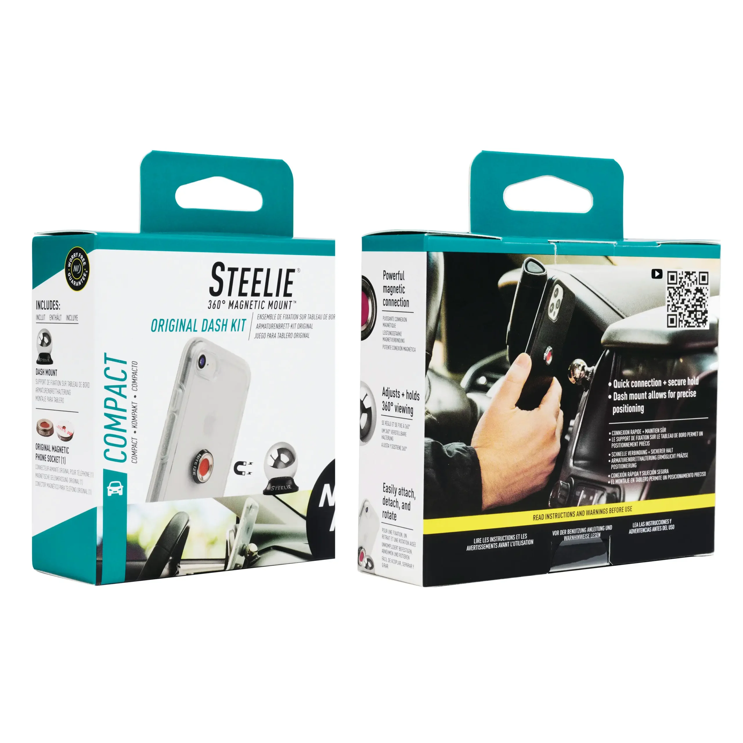 Genuine Steelie Magnetic Car Mount Kit For Mobile Phones - Car Cradle Smartphone - Image 3
