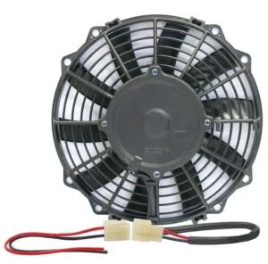 MARADYNE LOW PROFILE THERMO FAN 10" 12V 950CFM 7.9 AMP REVERSABLE SKEW BLADE