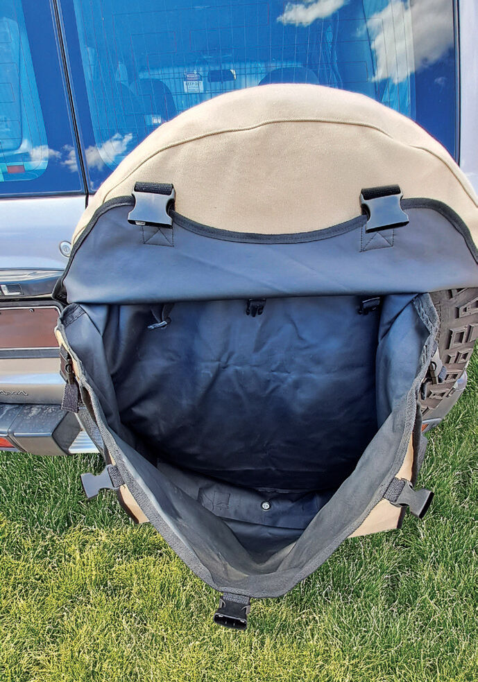 HULK 4X4 Spare Wheel Rubbish / Storage Bag Suits 33-35 inch spare wheel tyre - Image 3