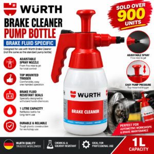 Wurth 1Ltr Pump Bottle   specifically designed for BRAKE CLEANER see details