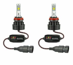 X1 PAIR LED AUTOLAMPS HEADLIGHT H1 BULBS 6500K- 5000LM UPGRADE CONVERSION KIT