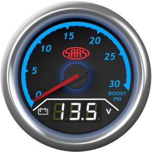 SAAS 52MM EGT EXHAUST TEMPERATURE GAS PYRO PYROMETER & VOLTS GAUGE SG614050 - Image 8