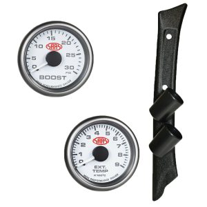 SAAS PILLAR POD / GAUGE PACKAGE TOYOTA LANDCRUISER 80 SERIES BOOST + EGT GAUGES