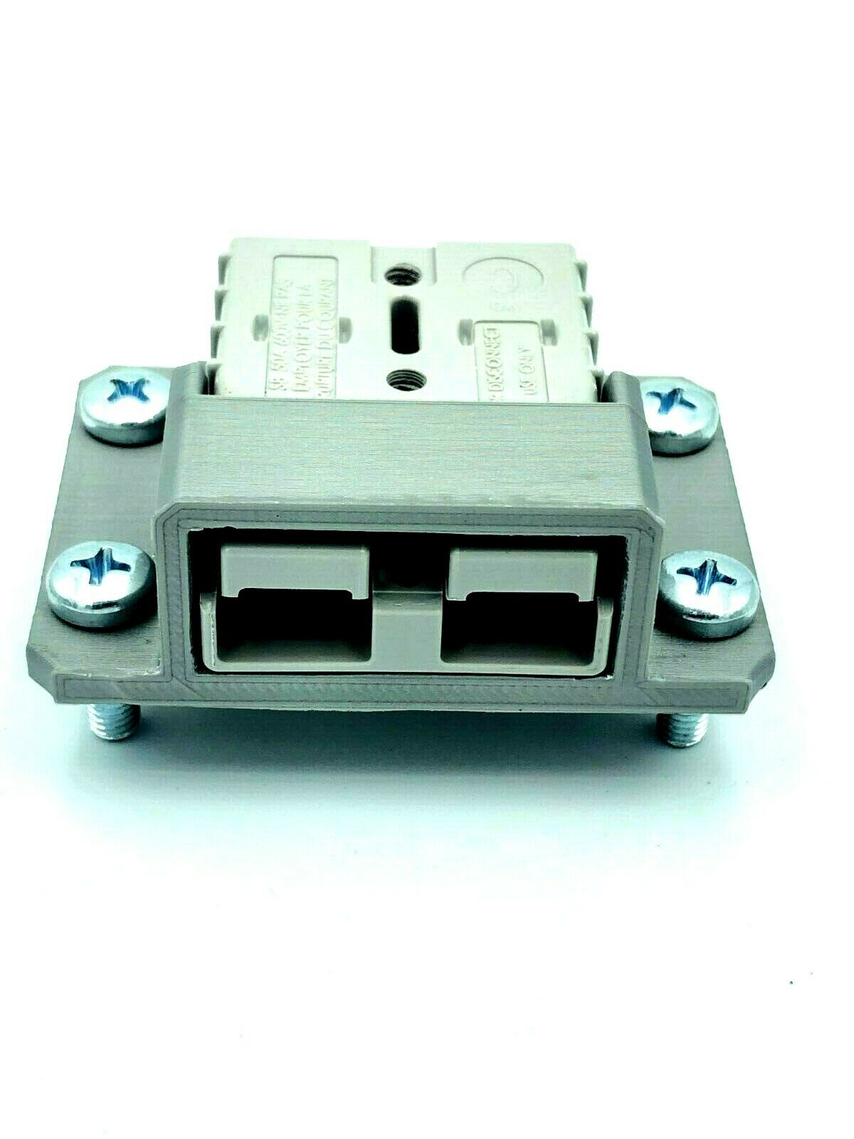 50Amp Anderson Plug Surface Mount Housing Cover bracket panel inc 50 Amp Grey - Image 3