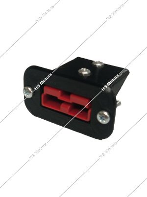 Flush Mount 50Amp Anderson Plug Mount Mounting Bracket Inc: Genuine Red Anderson