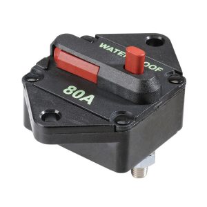 80A AMP Circuit Breaker Panel Flush Mount Manual Reset IP67 W/proof