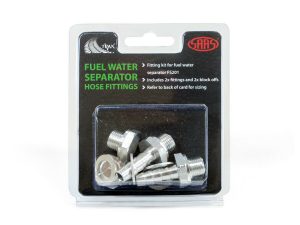SAAS FS256 FUEL WATER SEPARATOR 5/16 BARBED FITTING KIT - Image 3