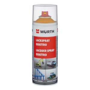 WURTH Quattro Spray Paint Can Corrosion protection Primer Lacquer - BLACK