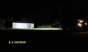 HARD KORR 18W 6 LED FLOOD WORK LIGHT DOUBLE ROW - WATERPROOF IP68 - Image 7