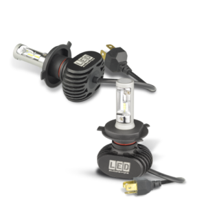 X1 PAIR LED AUTOLAMPS HEADLIGHT H4 BULBS 6500K- 5000LM UPGRADE CONVERSION KIT