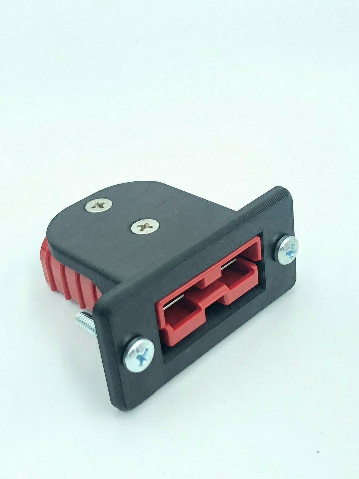 50 Amp Anderson Plug flush Mount Cover Housing bracket panel. Inc bolts. RED - Image 7