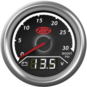 SAAS 52MM EGT EXHAUST TEMPERATURE GAS PYRO PYROMETER & VOLTS GAUGE SG614050 - Image 7