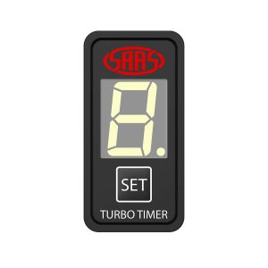SAAS SG81803 TURBO TIMER DIGITAL SWITCH GAUGE AUTO NISSAN GU PATROL