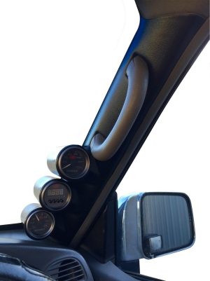 SAAS PILLAR POD FOR NISSAN GU PATROL Y61 1997-2016 3 GAUGE HOLDER MOUNT 52MM - Image 2