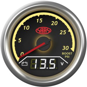 SAAS 52MM EGT EXHAUST TEMPERATURE GAS PYRO PYROMETER & VOLTS GAUGE SG614050 - Image 6