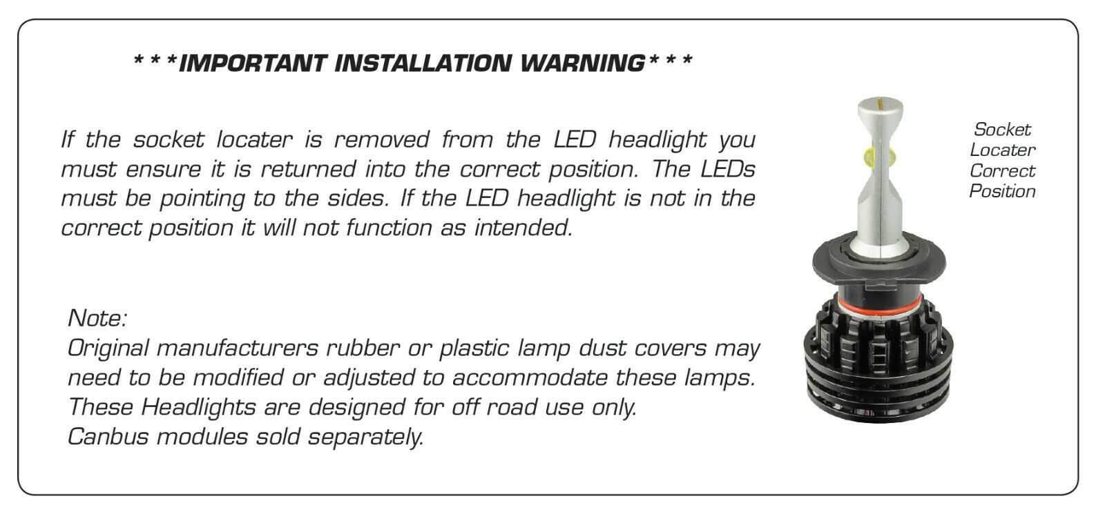 X1 PAIR LED AUTOLAMPS HEADLIGHT H7 BULBS 6500K- 5000LM UPGRADE CONVERSION KIT - Image 2