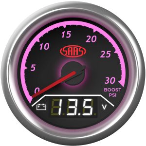 SAAS 52MM EGT EXHAUST TEMPERATURE GAS PYRO PYROMETER & VOLTS GAUGE SG614050 - Image 5