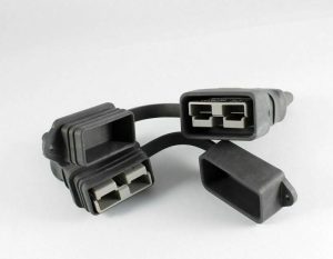 Pair GENUINE Anderson Plug 50A Heavy Duty Covers Cap 2 Pcs inc 2 Gen 50Amp plugs