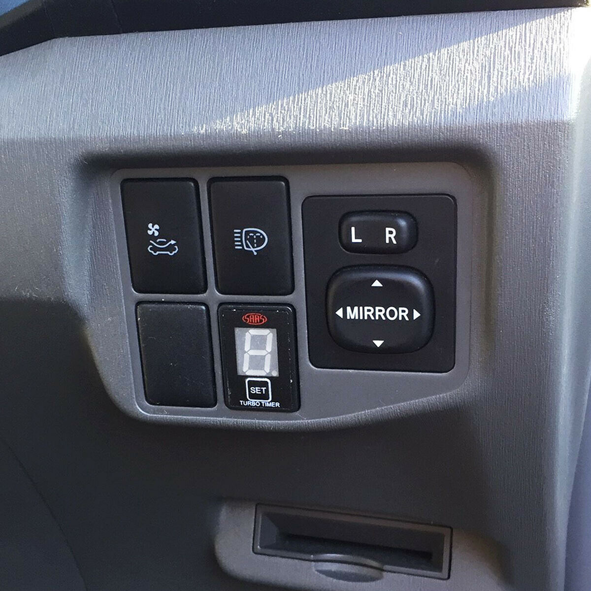 SAAS SG81804 TURBO TIMER DIGITAL SWITCH GAUGE AUTO CARLING UNIVERSAL TYPE - Image 3