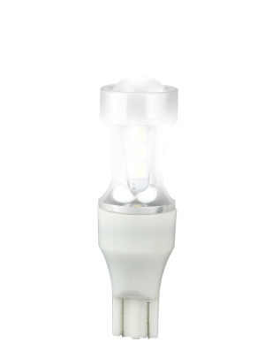 LED Autolamps Cool White 6500K 12/24V LED T15 Wedge Globe - T15WM