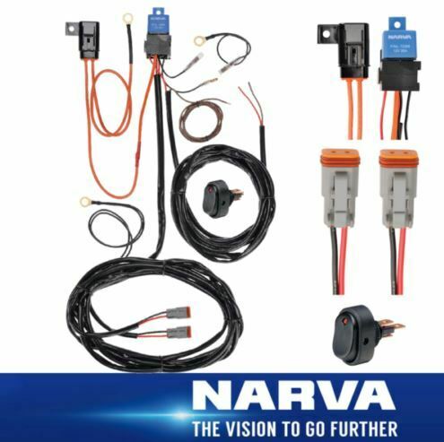 Narva LED Light Bar 22" 550mm 180w 9-32v Double Row LED Bar + Loom 72282 & 74401 - Image 7