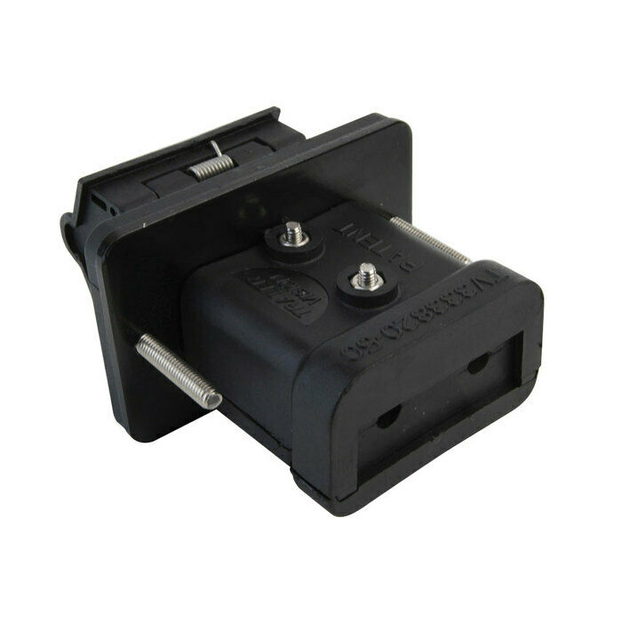 50 AMP ANDERSON PLUG DASH FLUSH MOUNT MOUNTING HOLDER KIT BRACKET DUST CAP COVER - Image 4