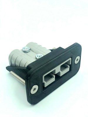 50 Amp Anderson Plug flush Mount Cover Bracket SB50  countersunk bolt holes