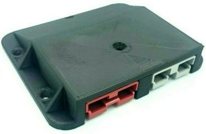 Double Anderson Plug Surface Mount External Kit + Red & Grey 50 Amp plug + Bolts