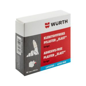 WURTH BLUE, ADHESIVE-FREE PLASTER ELAST LATEX-FREE BAND-AID  optimum hold