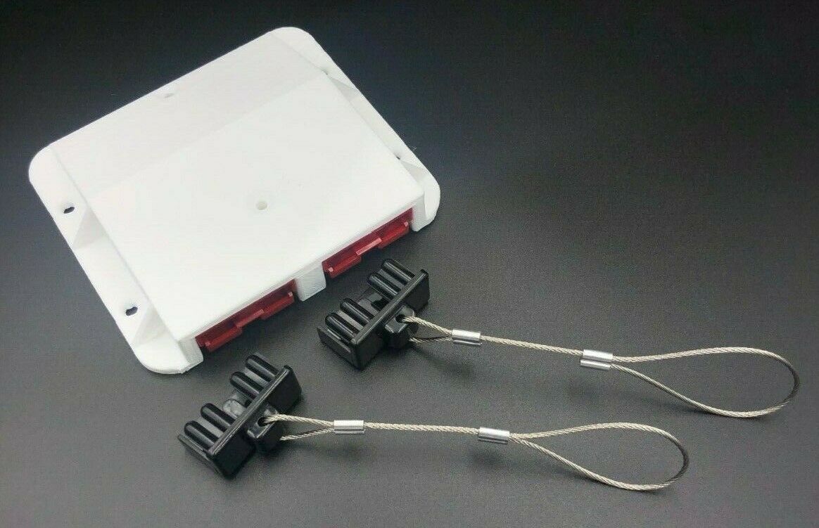 Double Anderson Plug Surface Mount External Kit External inc Bolts Red Plugs