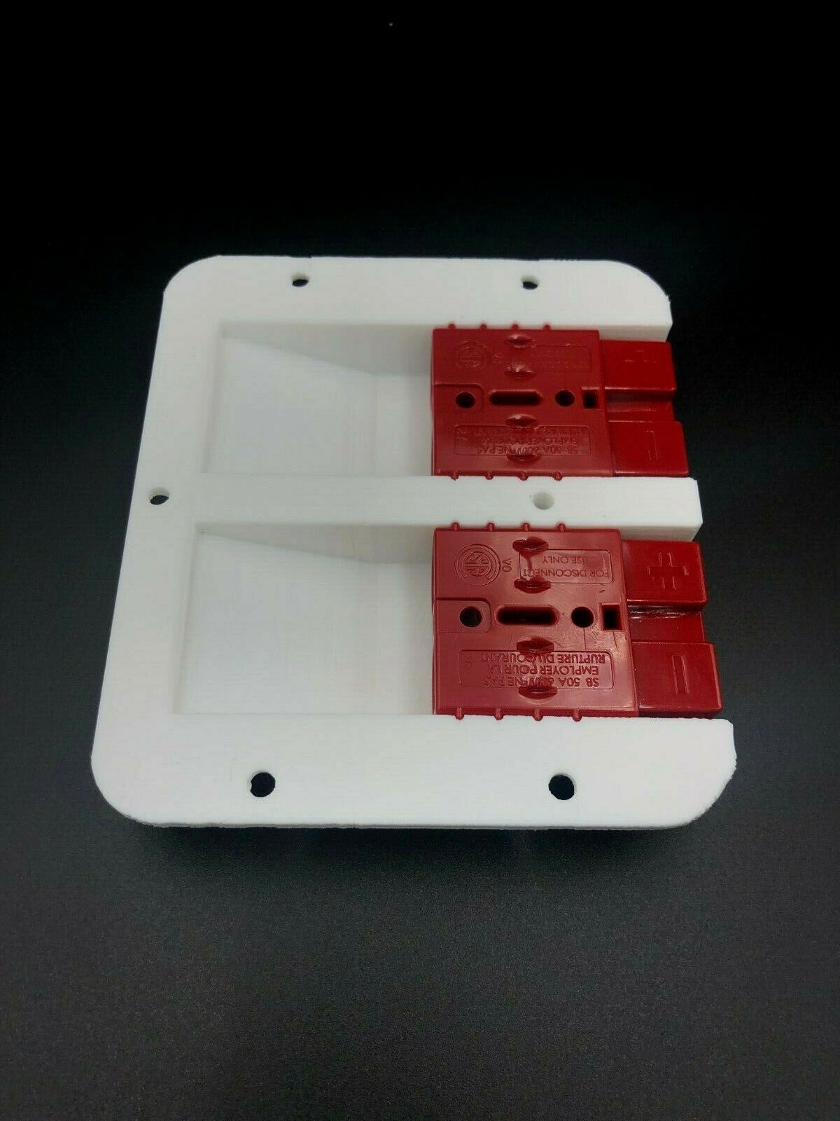 Double Anderson Plug Surface Mount External Kit External inc Bolts Red Plugs - Image 5