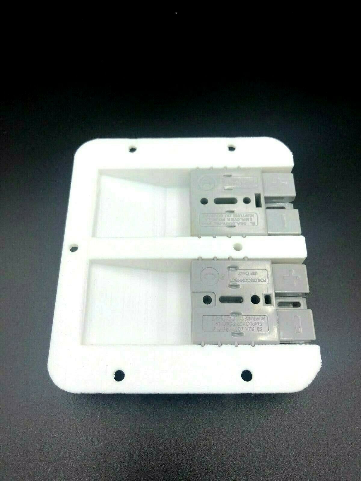 Double Anderson Plug Surface Mount External Kit External inc Bolts Grey + Caps - Image 6