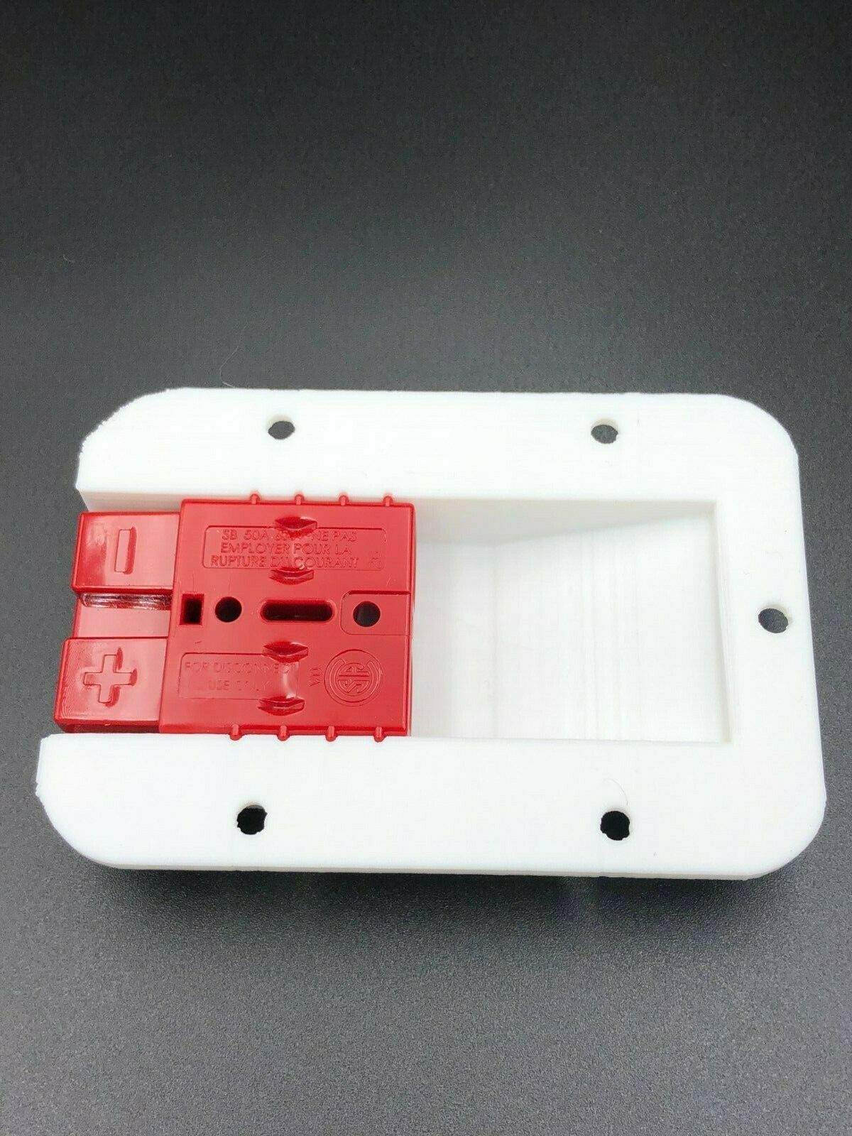50A Anderson Plug External Flush Mount Panel for Boat Caravan 4WD Red + Plug - Image 4
