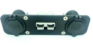 Engel Socket & Cig Acc Sockets Grey 50Amp Anderson Face Mounting Plate Panel 12V