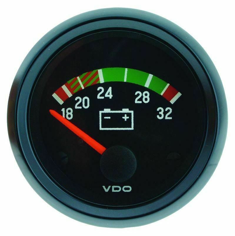 52mm VDO 24v INTERNATIONAL VOLT VOLTS GAUGE HS Autoparts