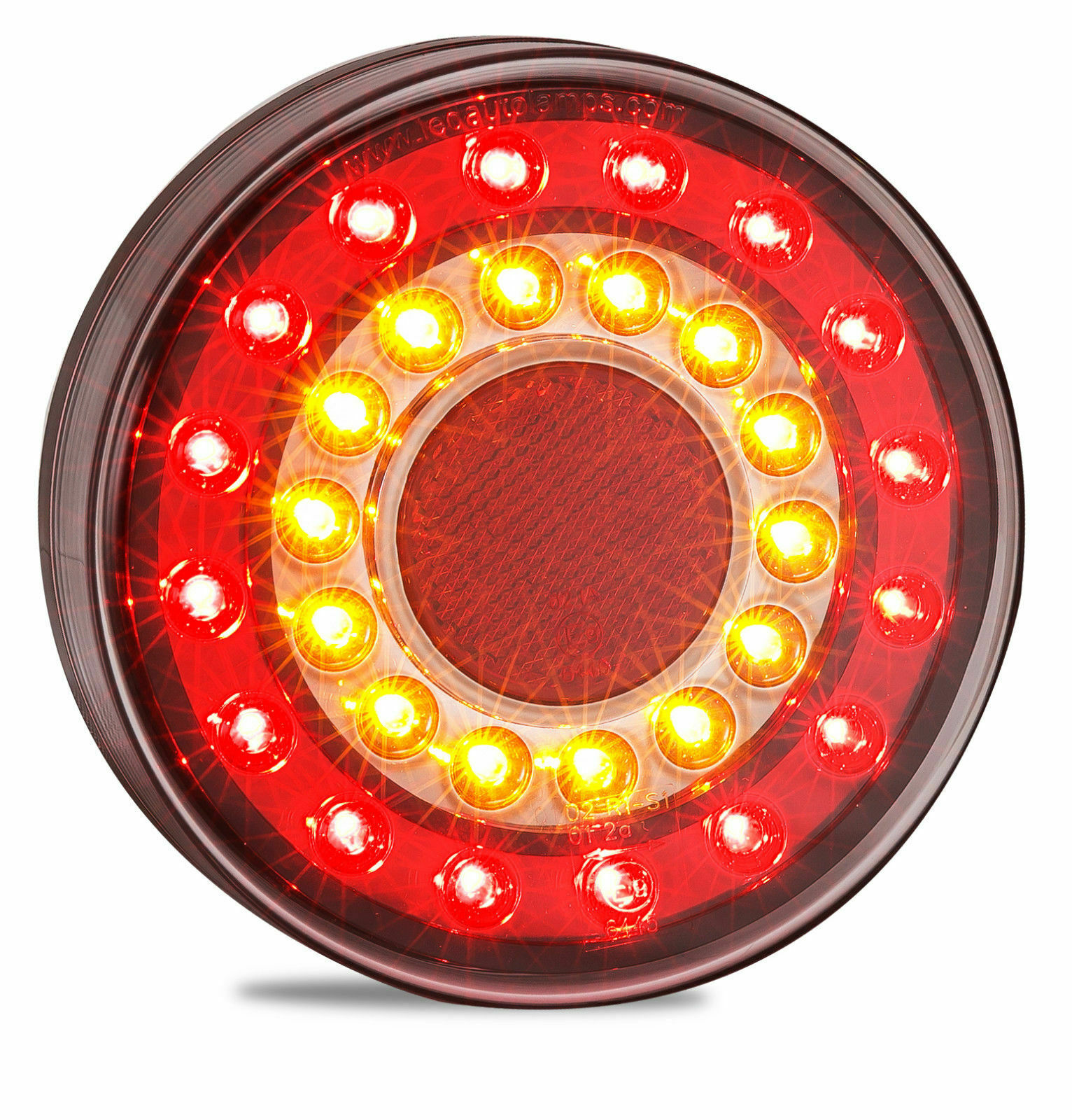 x2 LED Autolamps Maxilamp1XC Stop/Tail/Indicator/Refl 12/24 Volt 4WD Tray Camper - Image 3