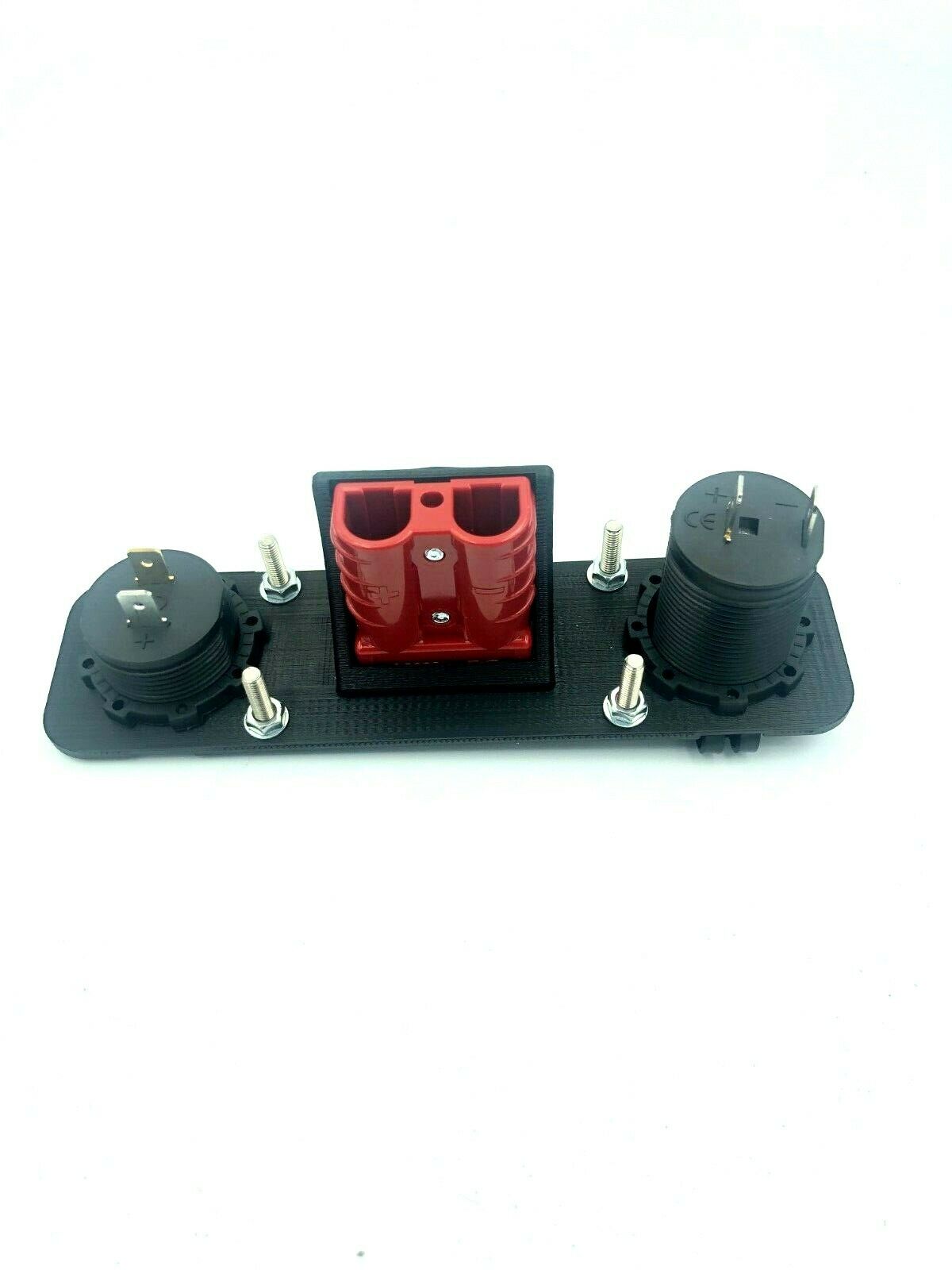 Voltage Gauge Cig Acc Socket Red 50Amp Anderson Face Mounting Plate Panel 12V - Image 3