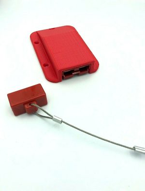 50A RED Anderson Plug External Flush Mount Panel suits Solar input inc Red Plug