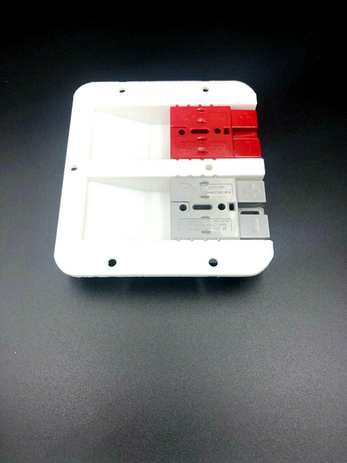 Double Anderson Plug Surface Mount External Kit External Bolts Red