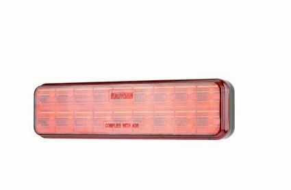 Red LED Brake Light 135 x 38 x 20mm Surface Mount - Image 3