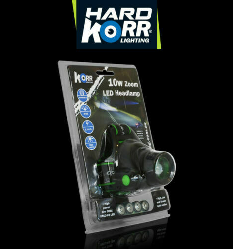 KORR HEAD TORCH 10W LED headlamp - super bright, waterproof