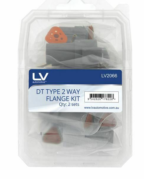 TWIN PACK Deutsch Style 2 pin wall panel flange flush mount kit easy disconnect - Image 3