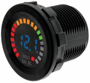 29mm Automotive Volt Gauge 12V Color Indicator for Narva socket holders HULK 4x4