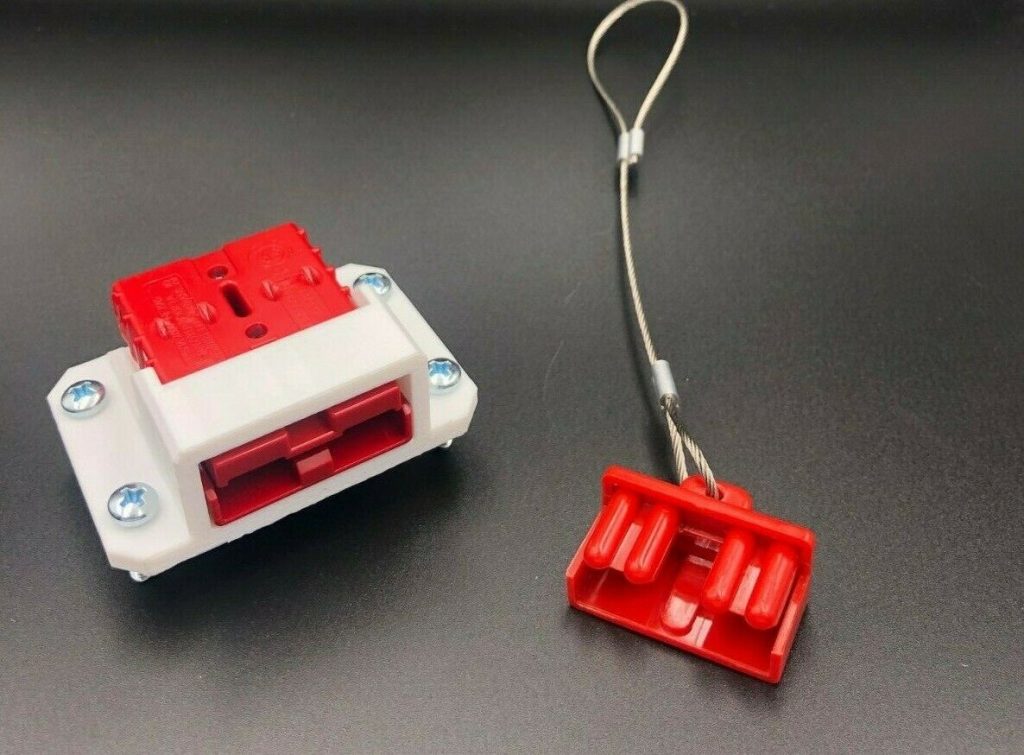 Anderson Plug Cover Single Surface Mount Holder + Grey 50A +Dust Cover