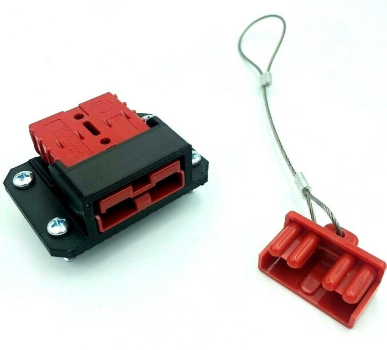 Anderson Plug Cover Single Surface Mount Holder Inc Red 50A 4WD Camping