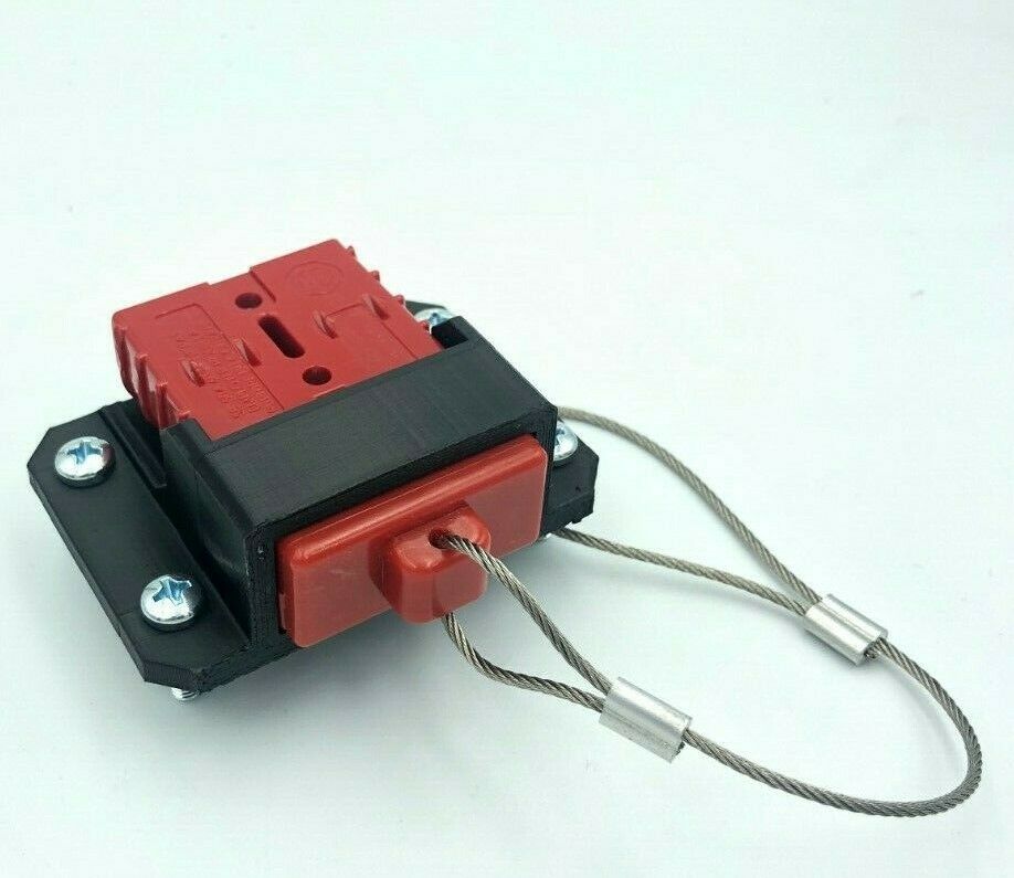 Anderson Plug Cover Single Surface Mount Holder Inc Red 50A+Dust Cover 4WD Solar - Image 3