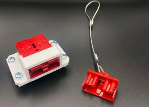 Anderson Plug Cover Single Surface Mount Holder + Red 50A +Dust Cover 4WD Solar